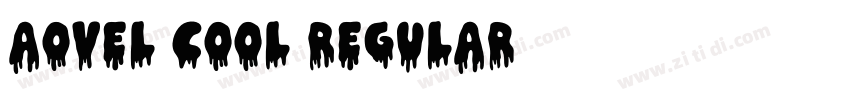 Aovel Cool Regular字体转换